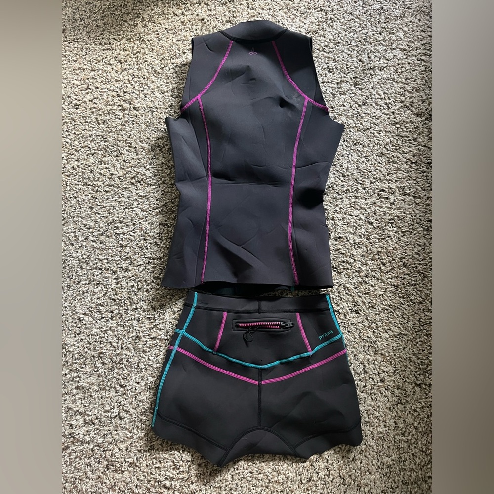Prana Kelis neoprene wetsuit vest and shorts, S - Picture 4 of 8